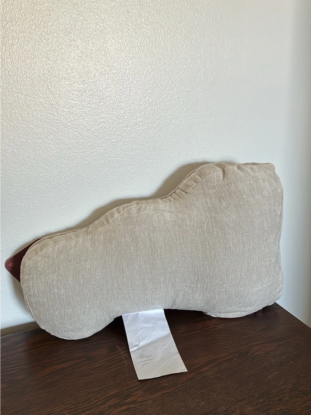 NWT 11x17- Super Soft- Embroidered-Tan Farm Truck w/ Pumpkin Decorative Pillow